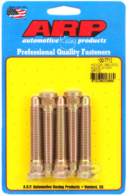 ARP 100-7712 - Extended Wheel Studs Honda M12x1.5 Thread Pitch 5pc/set