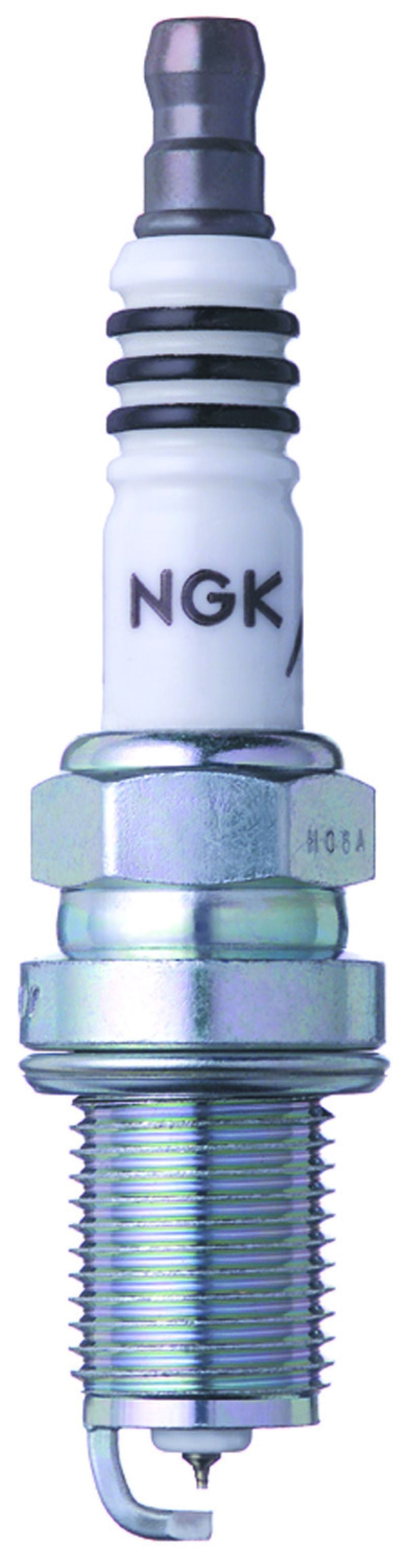 NGK NGK Iridium Spark Plugs BKR7EIX-11 (set of 4 plugs) - Front View