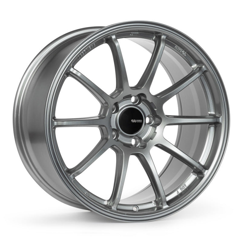 Enkei Enkei TRIUMPH 18x8.5 5x114.3 38mm Offset 72.6mm Bore Storm Gray Wheel - Front View