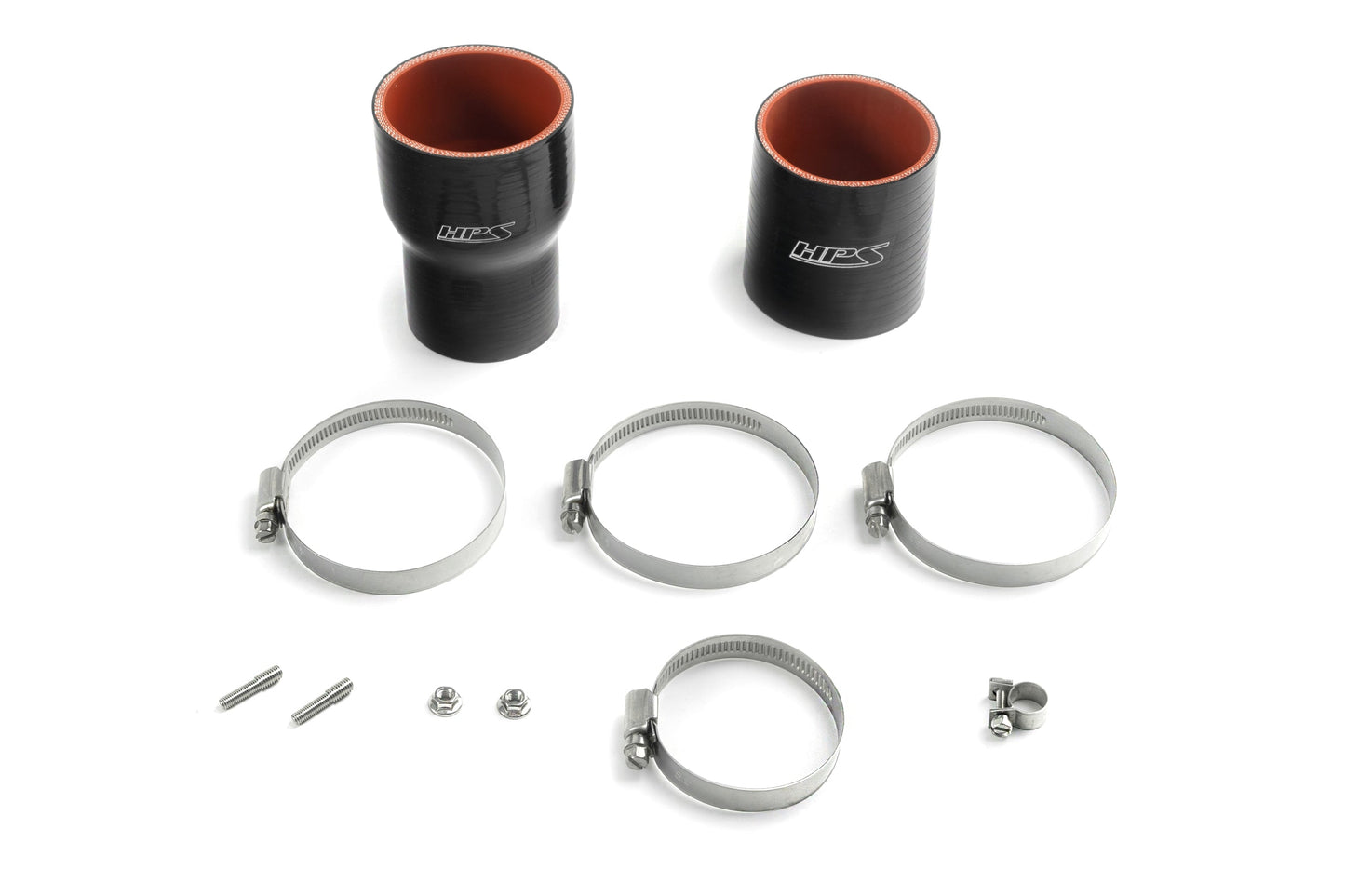 HPS Performance Intercooler Charge Pipe Kit (Cold Side), Black, 17-167WB