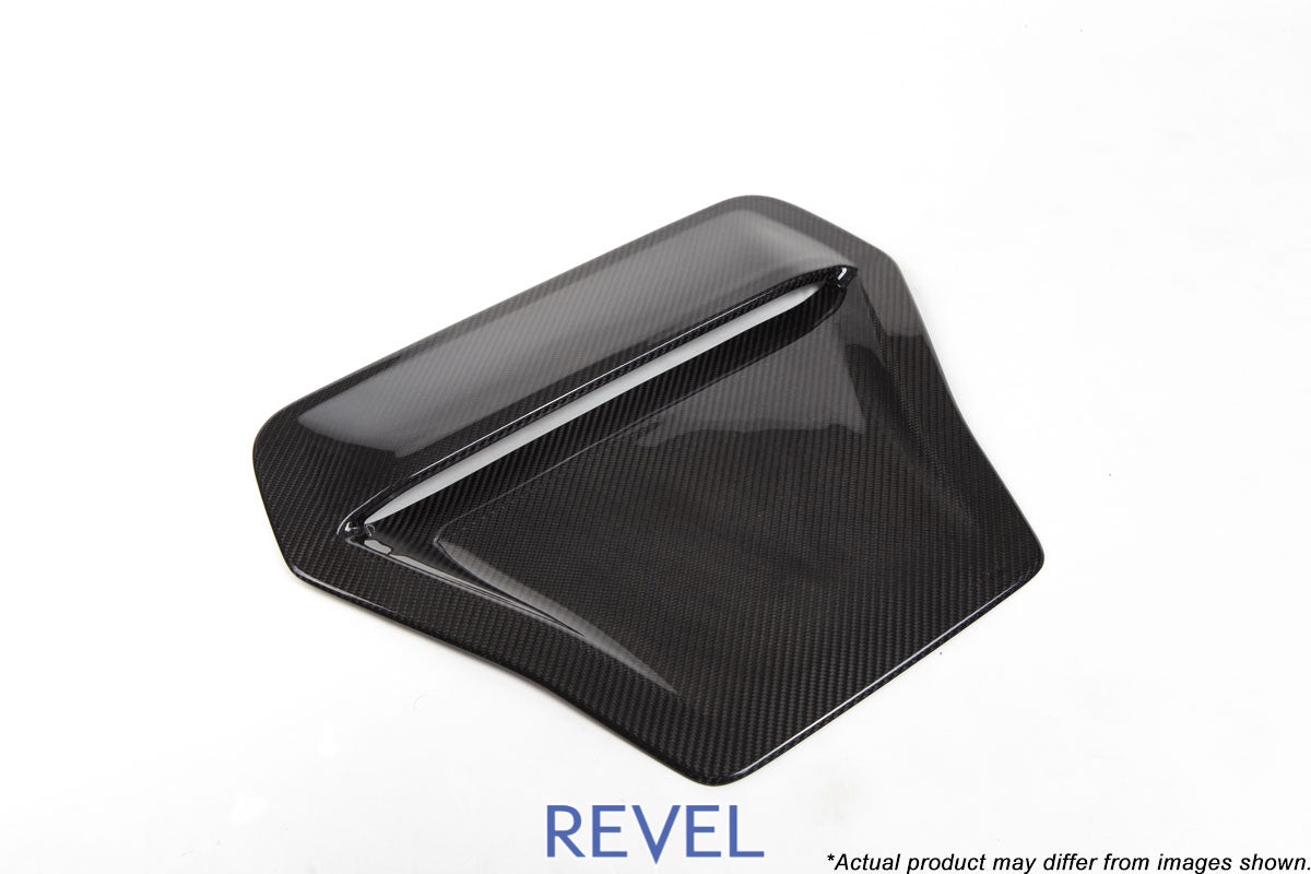 Revel Revel GT Dry Carbon Engine Hood Scoop Cover for 2017-2021 Honda Civic Type-R - Front View
