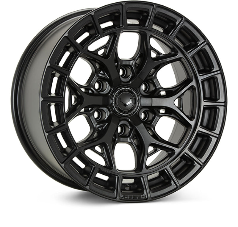 Vossen HFX-6 22x9.5 - 6x139.7 - ET20 - Deep - 106.1 - Satin Black Wheel – performance automotive part SKU VOSHFX6-2G21