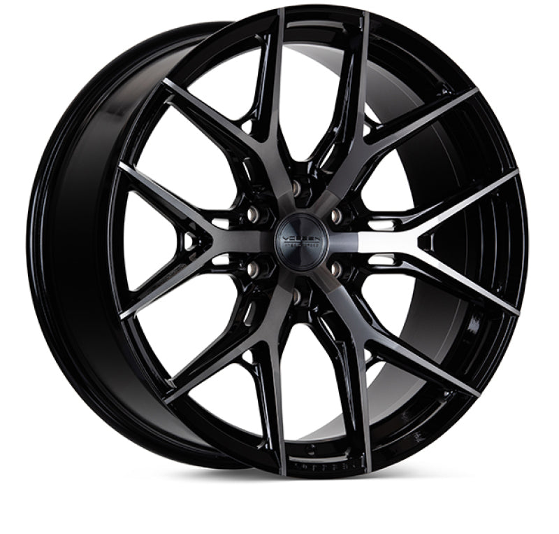 Vossen Vossen HF6-4 20x10 / 6x139.7 / ET-18 / Super Deep Face / 106.1 - Tinted Gloss Black Wheel - Front View