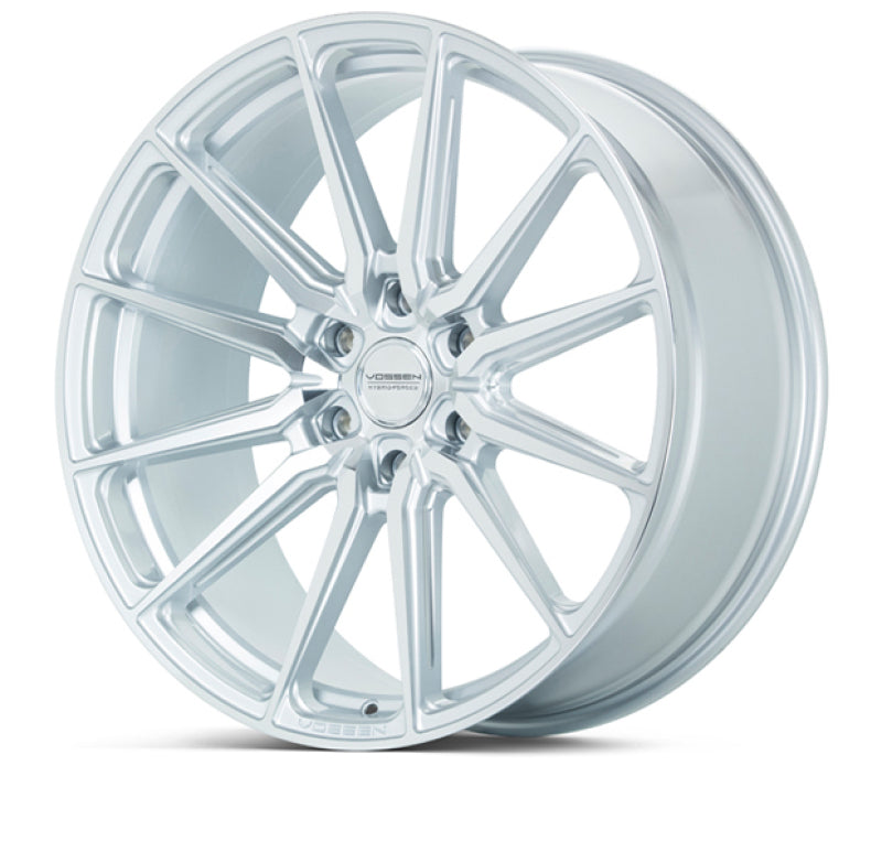 Vossen Vossen HF6-1 24x10 / 6x139.7 / ET25 / Deep Face / 106.1 - Silver Polished Wheel - Front View