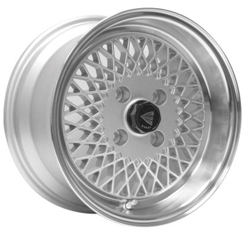 Enkei Enkei92 Classic Line 15x7 38mm Offset 4x114.3 Bolt Pattern Silver Wheel - Front View