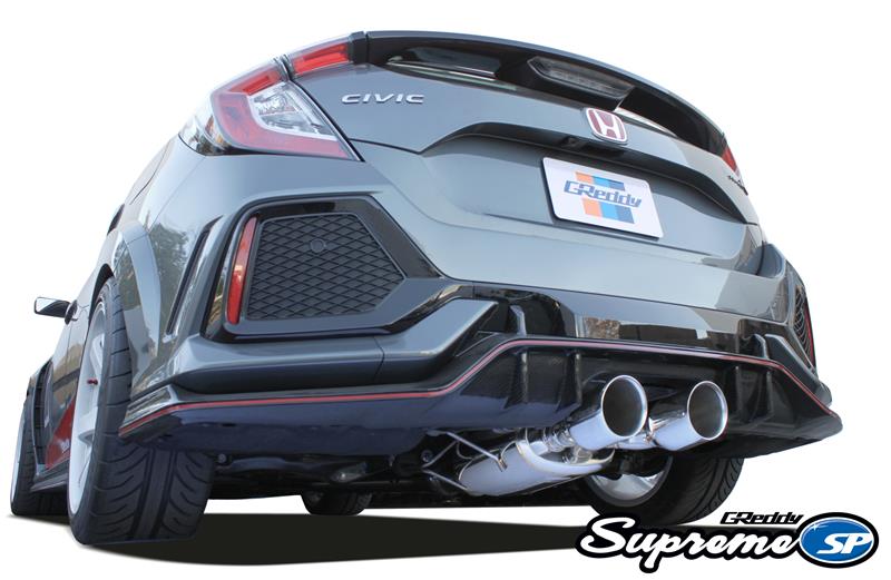 Greddy Supreme SP Exhaust for Civic Type-R FK8 2017-2021 (Dual Tips)