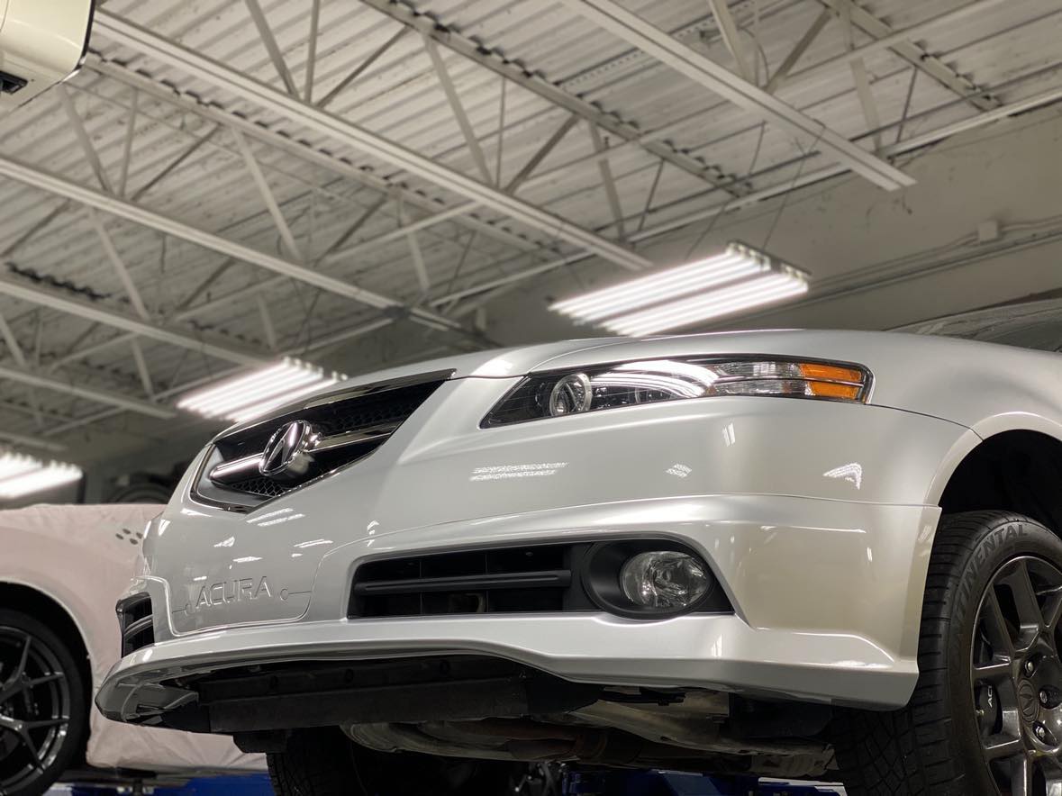 OEM Acura Bumper Lip Spoiler Molding Grey Color, ideal with lighter color vehicles