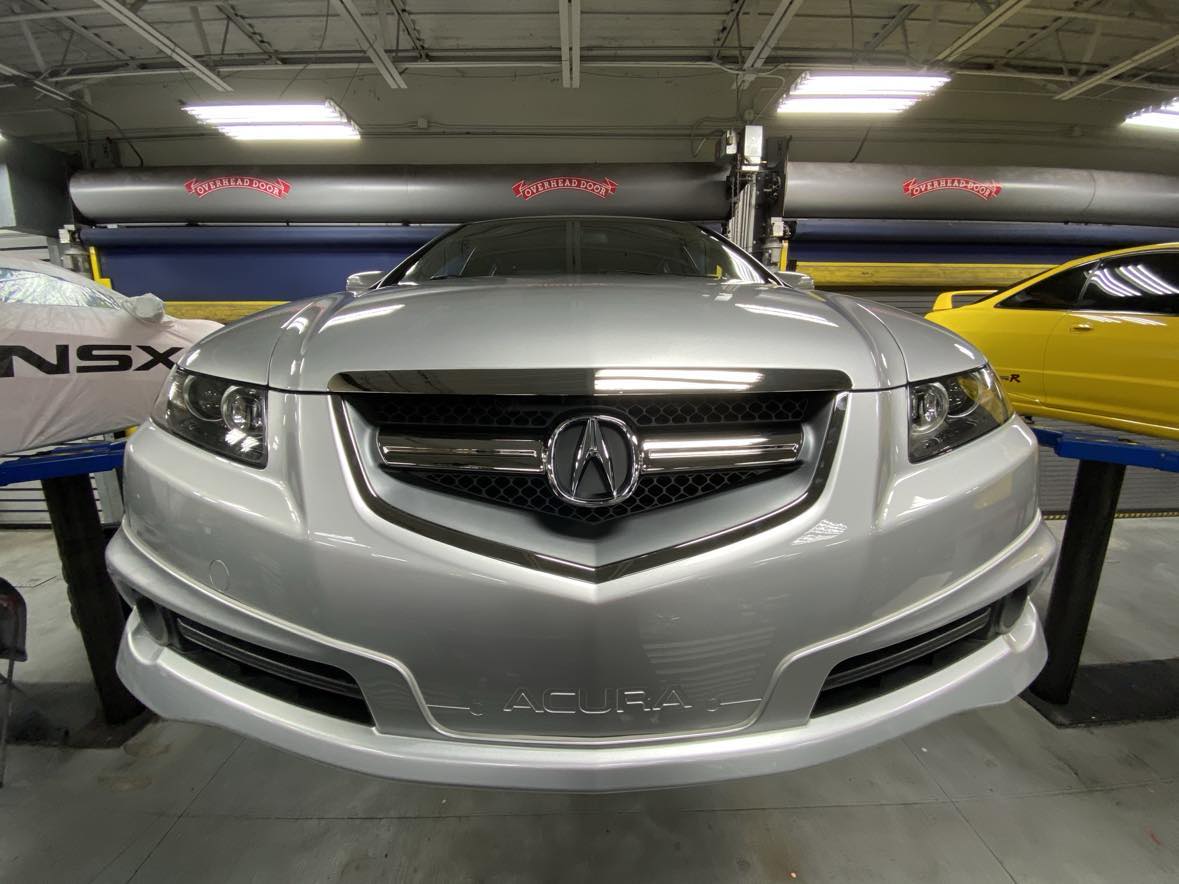 OEM Acura Bumper Lip Spoiler Rubber Molding Strips Grey Color