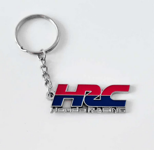 HRC HRC Honda Racing Metal Keychain - Front View