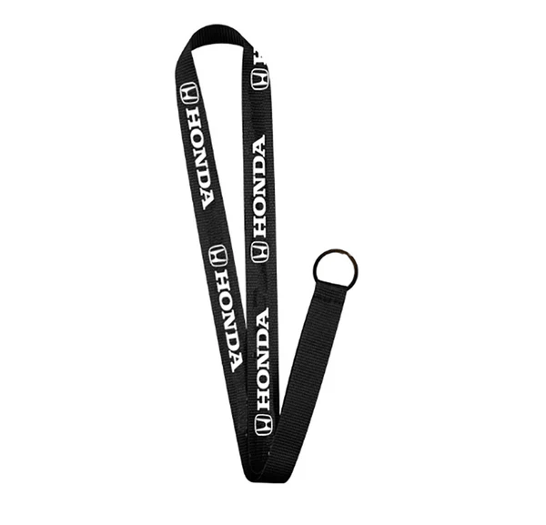 Honda Honda Black Lanyard - Front View