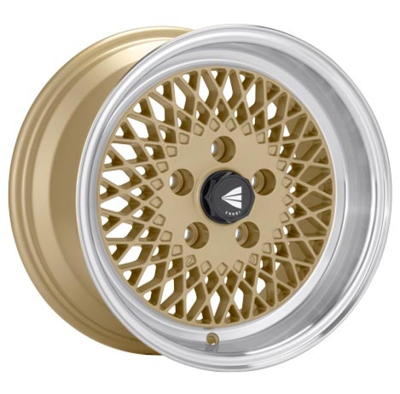 Enkei Enkei92 Classic Line 15x7 38mm Offset 4x114.3 Bolt Pattern Gold Wheel - Front View