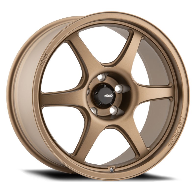 Konig Konig Hexaform 15x8 4x100 ET25 Matte Bronze - Front View