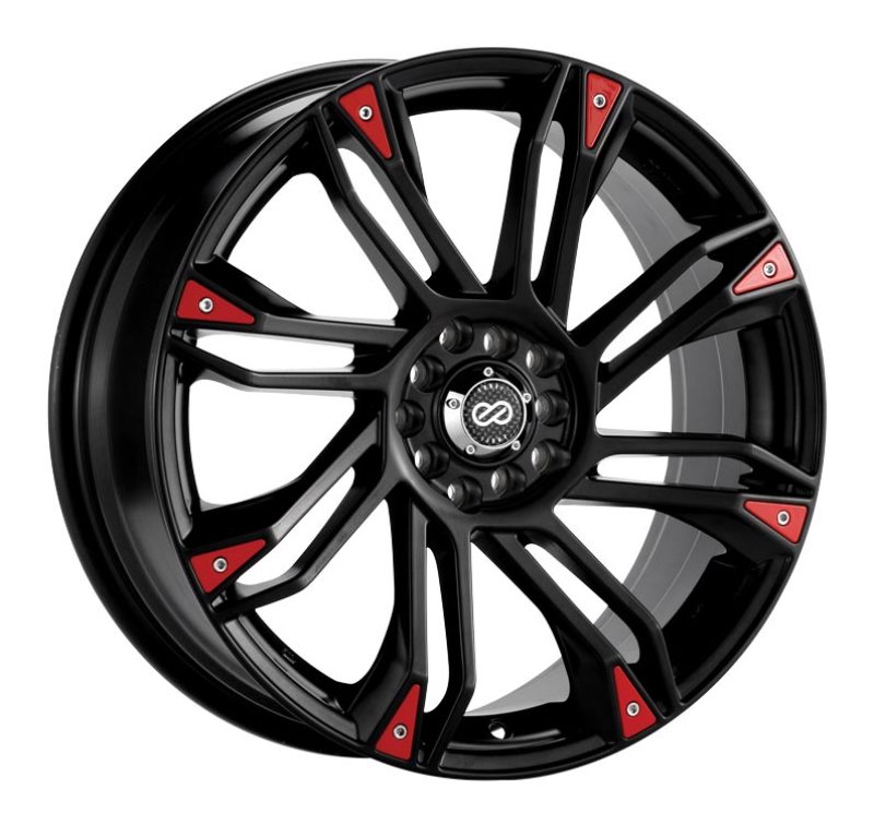 Enkei Enkei GW8 18x7.5 5x100/114.3 42mm Offset 72.6 Bore Matte Black Wheel - Front View