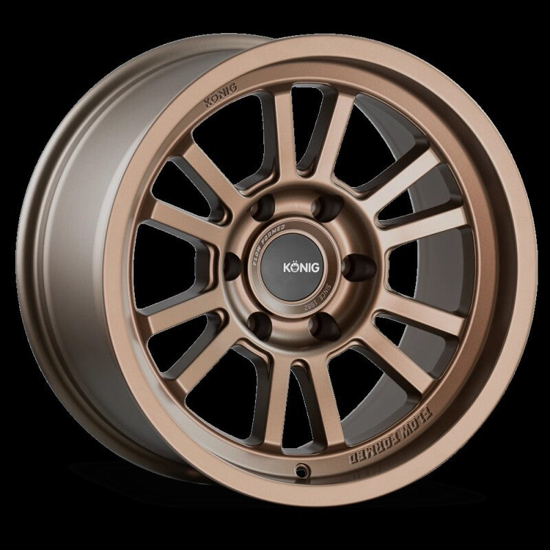 Konig Konig HT1 17X8.5 6X139.7 ET-6 Satin Bronze - Front View