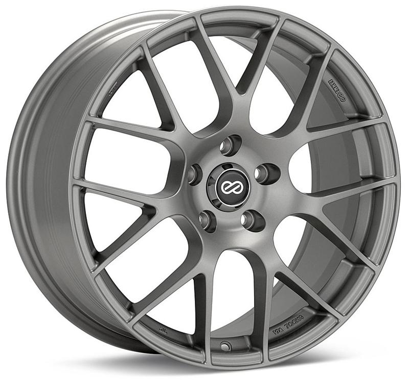 Enkei Raijin 18x9.5 5x100 +45 Black wheel