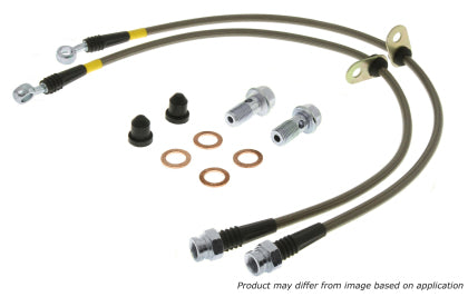 Stoptech Stoptech Stainless Steel Brake Lines (Front only) for 99-00 Civic Si - Front View