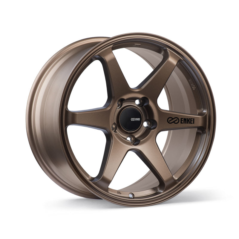 Enkei Enkei T6R 18x9.5 38mm Offset 5x114.3 Bolt Pattern 72.6 Bore Copper Wheel - Front View
