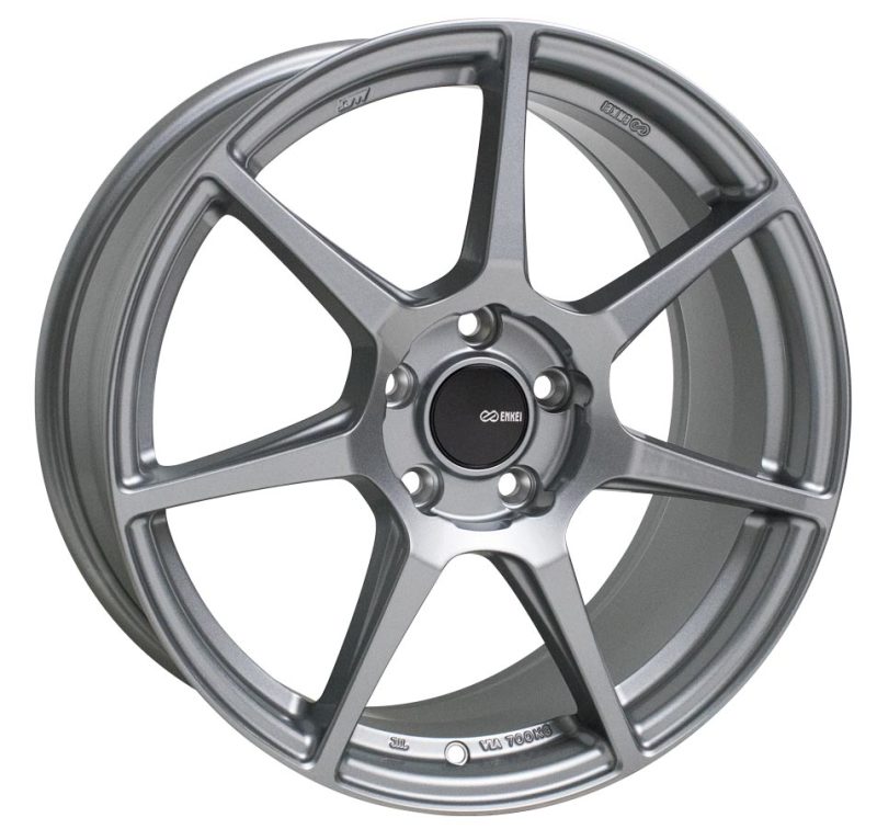 Enkei Enkei TFR 19x9.5 5x114.3 35mm Offset 72.6 Bore Diameter Storm Gray Wheel - Front View