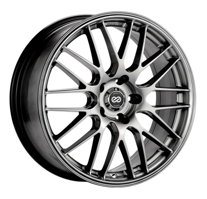 Enkei Enkei EKM3 442 18x8 5x114.3 40mm offset Hyper Silver Wheel - Front View