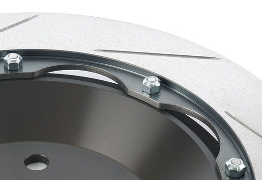 Paragon 2-piece Rotors Rear Pair 340/350x11mm - Honda Civic Type R FK8 / FL5 - Larger Rotor