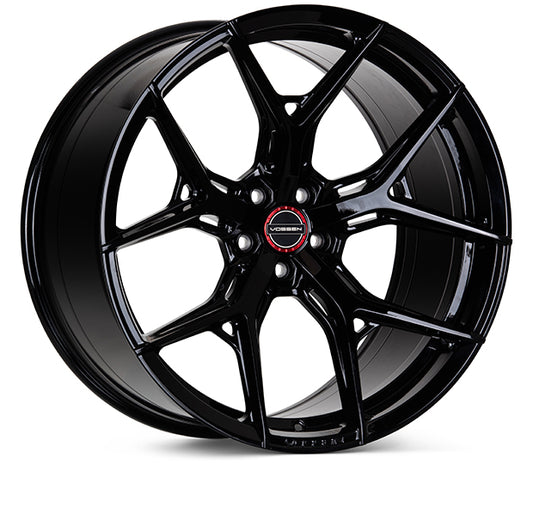 Vossen HF-5 multi-spoke wheel design Gloss Black 19x8.5 ET32 | 5x114.3