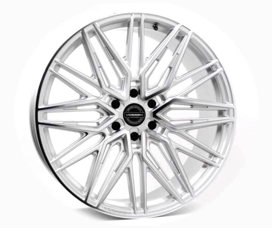 Vossen HF6-5 20X9.5 / 6X135 / ET15 / DEEP / 87.1 - Silver Polished Wheel