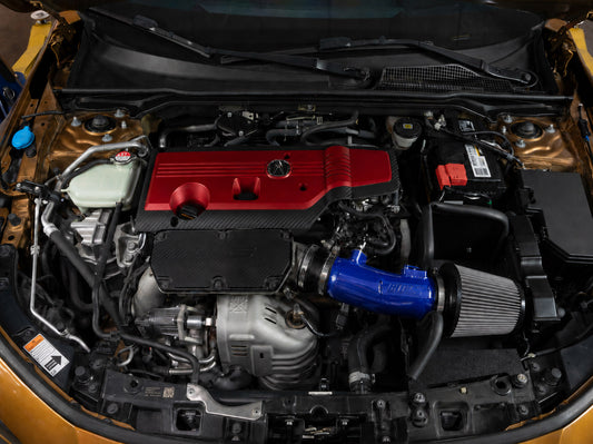 HPS Acura Integra Type S DE5 Intake System Blue Installed Engine Bay View