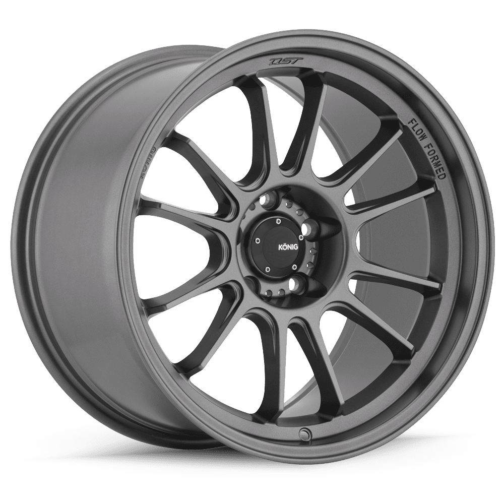 Konig Konig Hypergram 17X9 5X112 ET42 Matte Grey Flow Formed - Front View