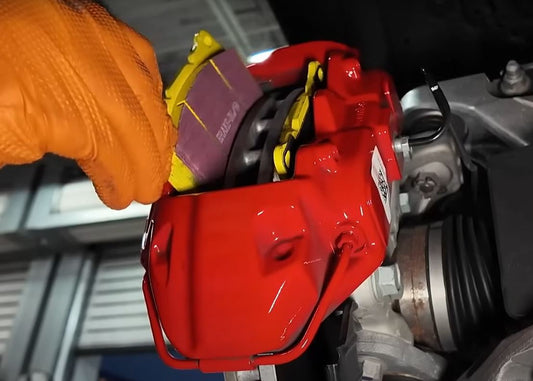 EBC Yellow Front Brake Pads installation Civic Type R FK8 FL5 Integra Type-S