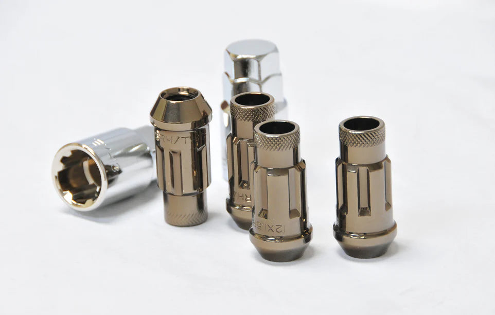 Wheel Mate Wheel Mate Monster Locking Lug Nut Set of 4 - Titan Chrome 14x1.50 - Front View