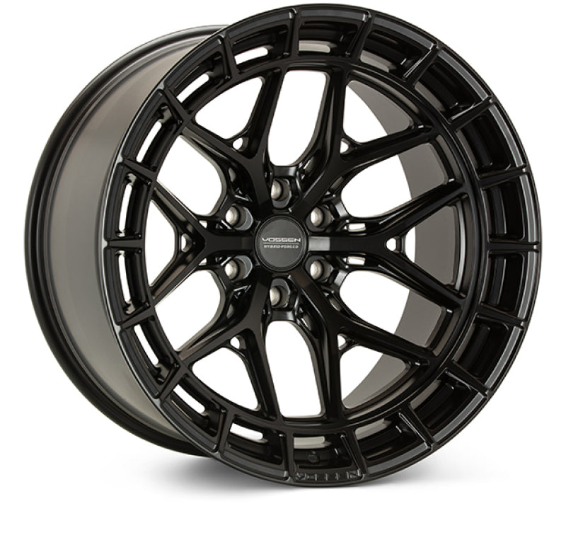 Vossen Vossen HFX-1 17x9 / 6x139.7 / ET0 / Deep / 106.1 CB - Satin Black Wheel - Front View