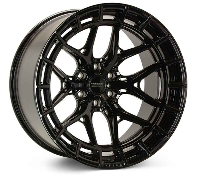 Vossen Vossen HFX-1 17x9 / 6x135 / ET0 / Deep / 87.1 CB - Gloss Black Wheel - Front View