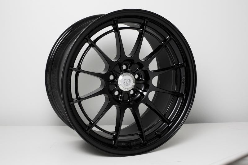Enkei Enkei NT03+M 18x9.5 5x100 40mm Offset Black Wheel - Front View