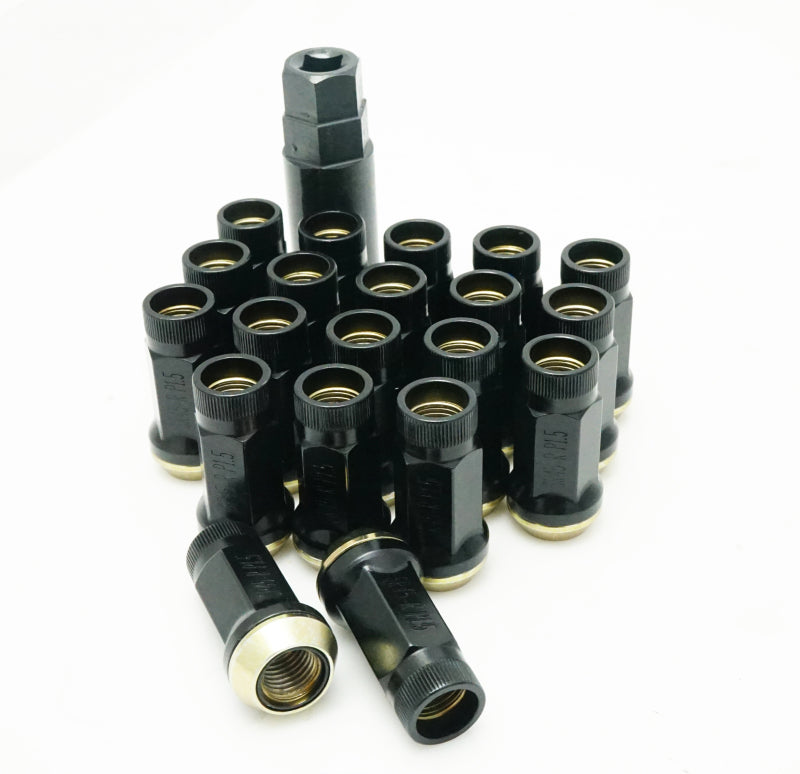 Wheel Mate Muteki SR45R Lug Nut Kit 12x1.5 - Black main image 1