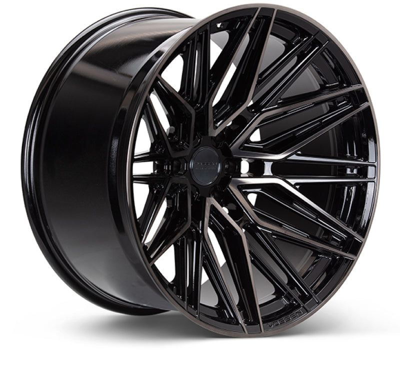 Vossen Vossen HF6-5 22x9.5 / 6x139.7 / ET20 / Deep Face / 106.1 - Tinted Gloss Black Wheel - Front View