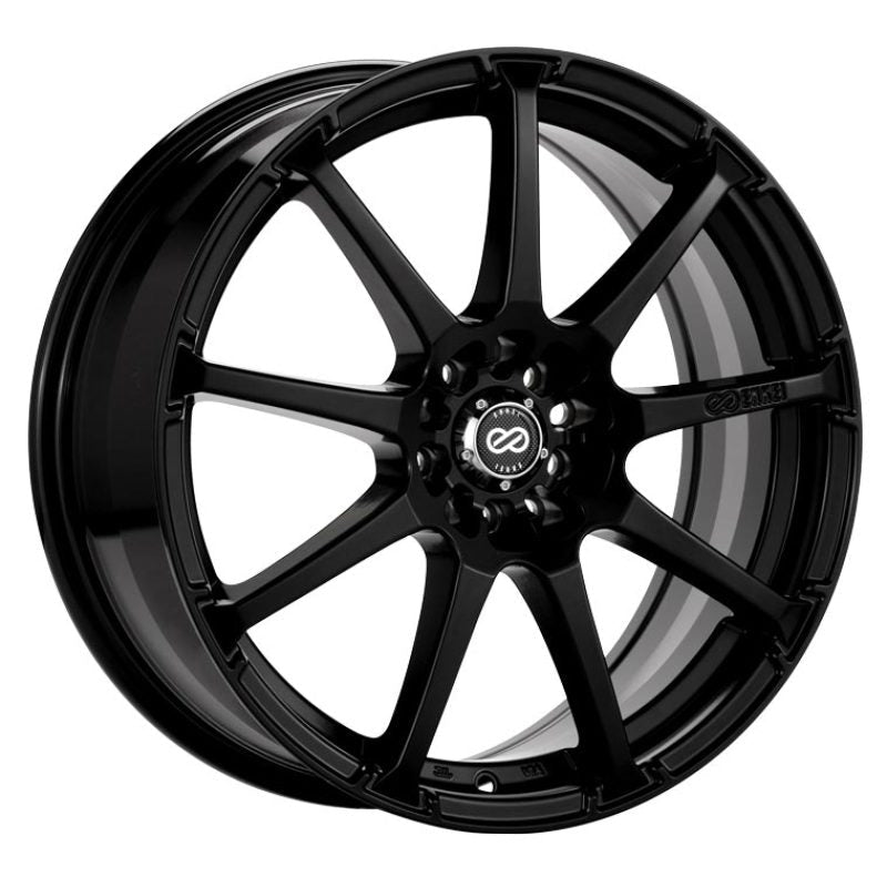 Enkei Enkei EDR9 17x7 4x100/108 38mm Offset 72.6 Bore Diameter Black Wheel - Front View