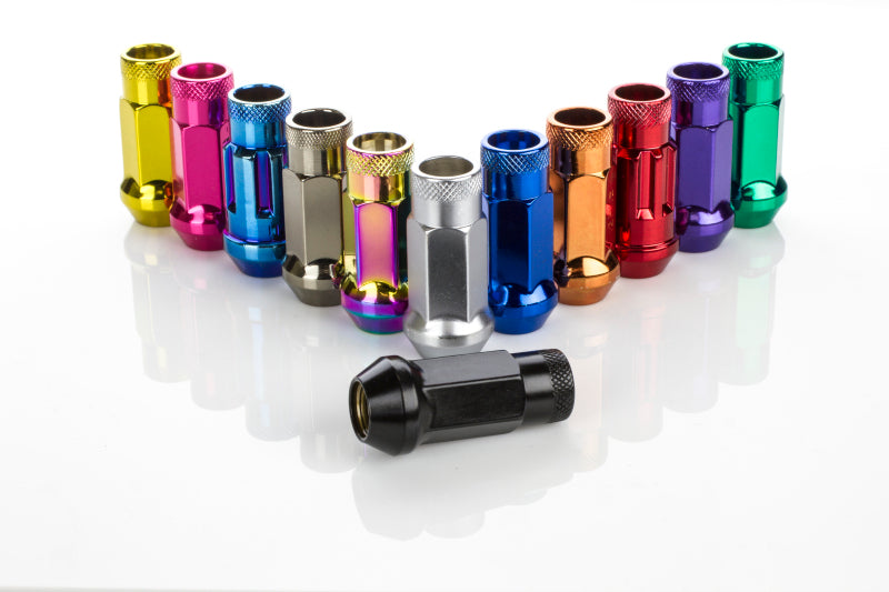 Wheel Mate Wheel Mate Muteki SR48 Open End Lug Nuts - Orange 12x1.25 48mm - Front View