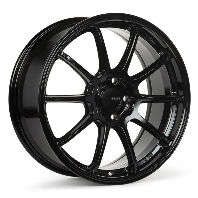 Enkei Enkei TRIUMPH 18x8.5 5x114.3 38mm Offset 72.6mm Bore Gloss Black Wheel - Front View
