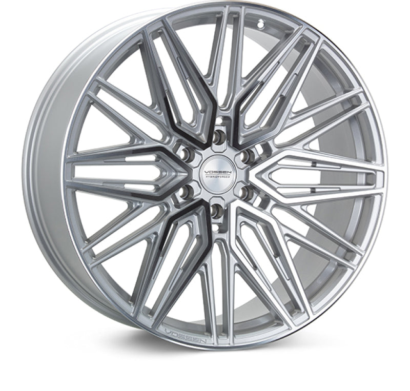 Vossen Vossen HF6-5 22x9.5 / 6x135 / ET20 / Deep Face / 87.1 - Silver Polished Wheel - Front View