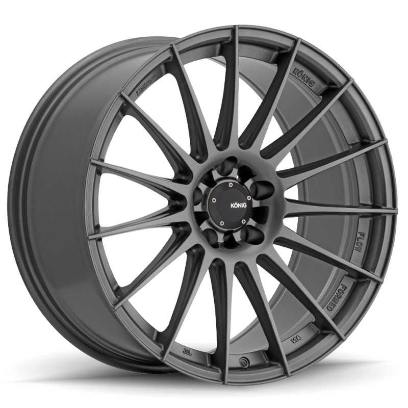 Konig Konig Rennform 18x8 5x112 ET45 Matte Grey - Front View