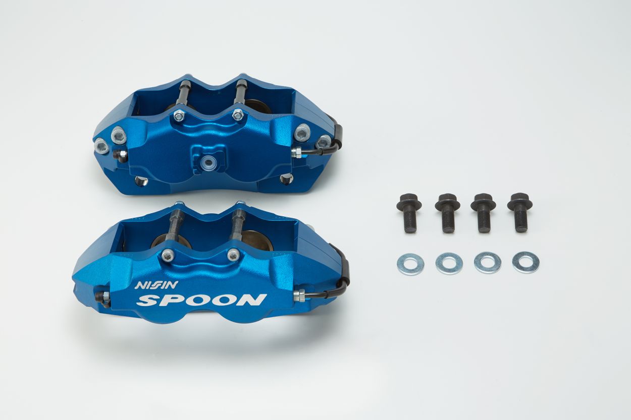 Spoon Sports Spoon Sports Twin-Block Caliper Set for Civic EG6, Civic EK9, Integra DC2-R, GD3, GE8, GK5 - Front View