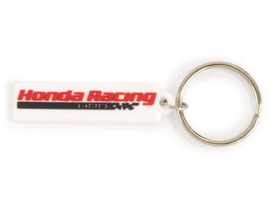 Honda Honda Racing HPD PVC Keychain White - Front View