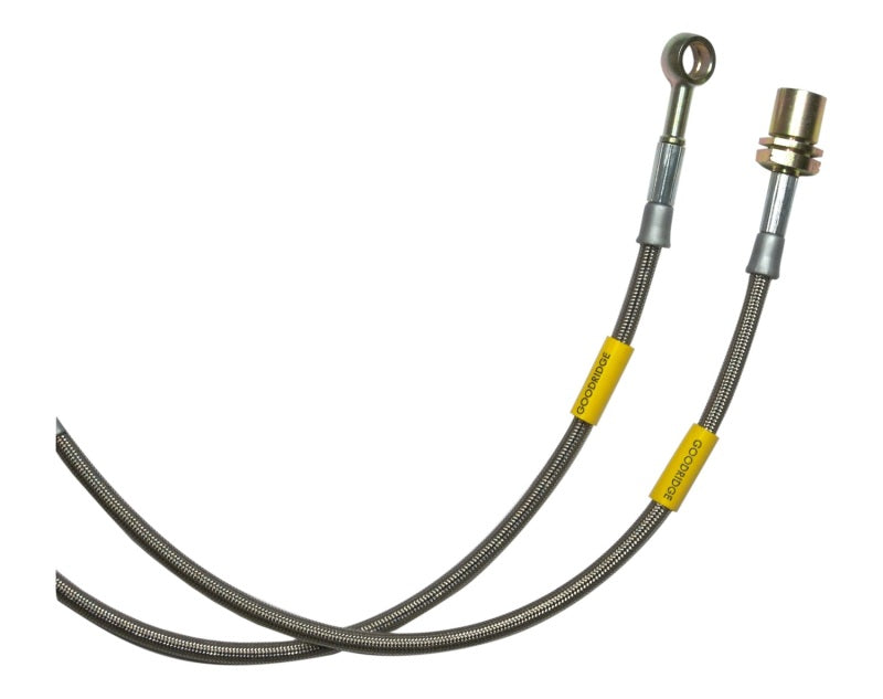 Goodridge PTFE stainless braided brake hose close-up