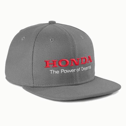 Honda Honda The Power of Dreams Grey Flat Bill Cap - Front View