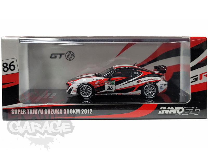 Inno Models Inno64 1/64 TOYOTA GT86 #86 GAZOO RACING Super Taikyu Suzuka 300km 2012 - Front View