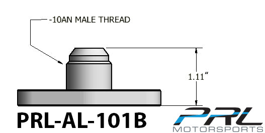 Borg Warner Turbo -10AN Ported Oil Drain Flange