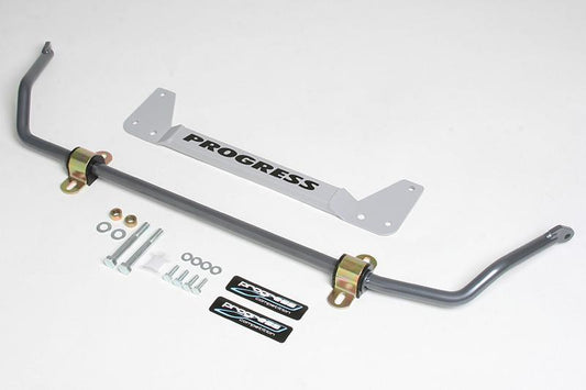 Progress Technology Progress Tech 02-06 Acura RSX/02-03 Honda Civic SI Rear Sway Bar (22mm - Incl Chassis Brace) - Front View