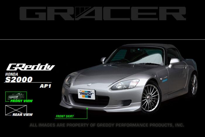 GReddy 00-03 Honda S2000 Urethane Front Lip Spoiler