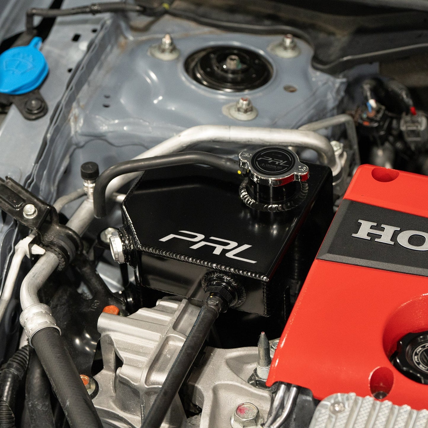 2017-25 Honda Civic Type R, 2016-21 Honda Civic 1.5L Turbo, 2024+ Acura Integra Type S Baffled Coolant Expansion Tank