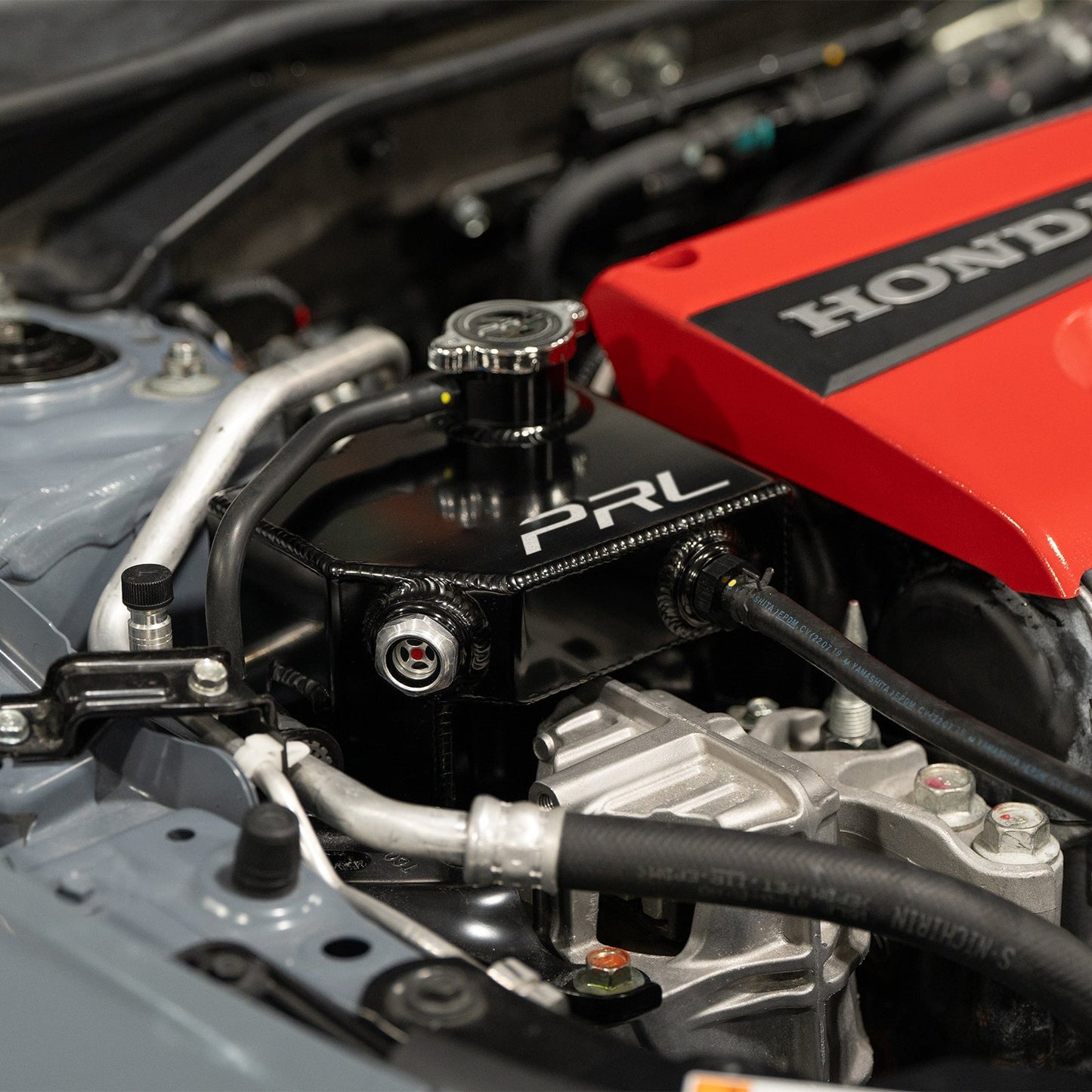 2017-25 Honda Civic Type R, 2016-21 Honda Civic 1.5L Turbo, 2024+ Acura Integra Type S Baffled Coolant Expansion Tank